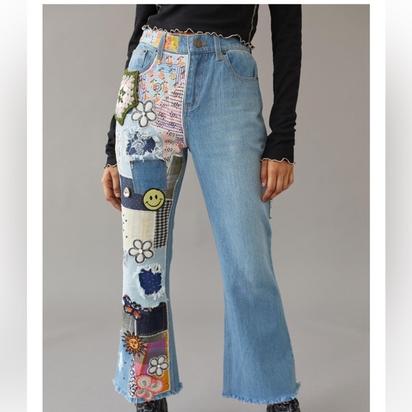Urban Outfitters BDG Craft Flare Jean in Tinted Denim - Picture 5 of 10